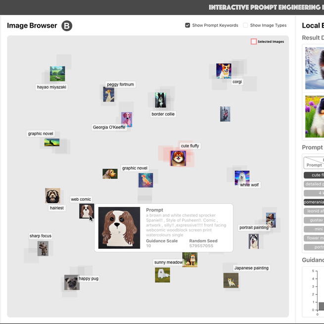 PromptMagician: Interactive Prompt Engineering for Text-to-Image Creation